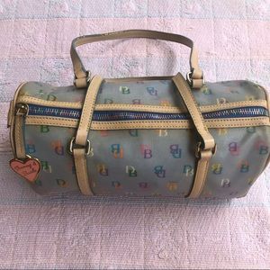 Vintage Dooney & Bourke colorful monogram purse
